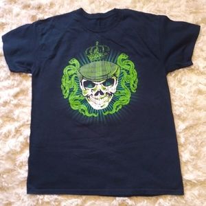 Mens black graphic T Shirt